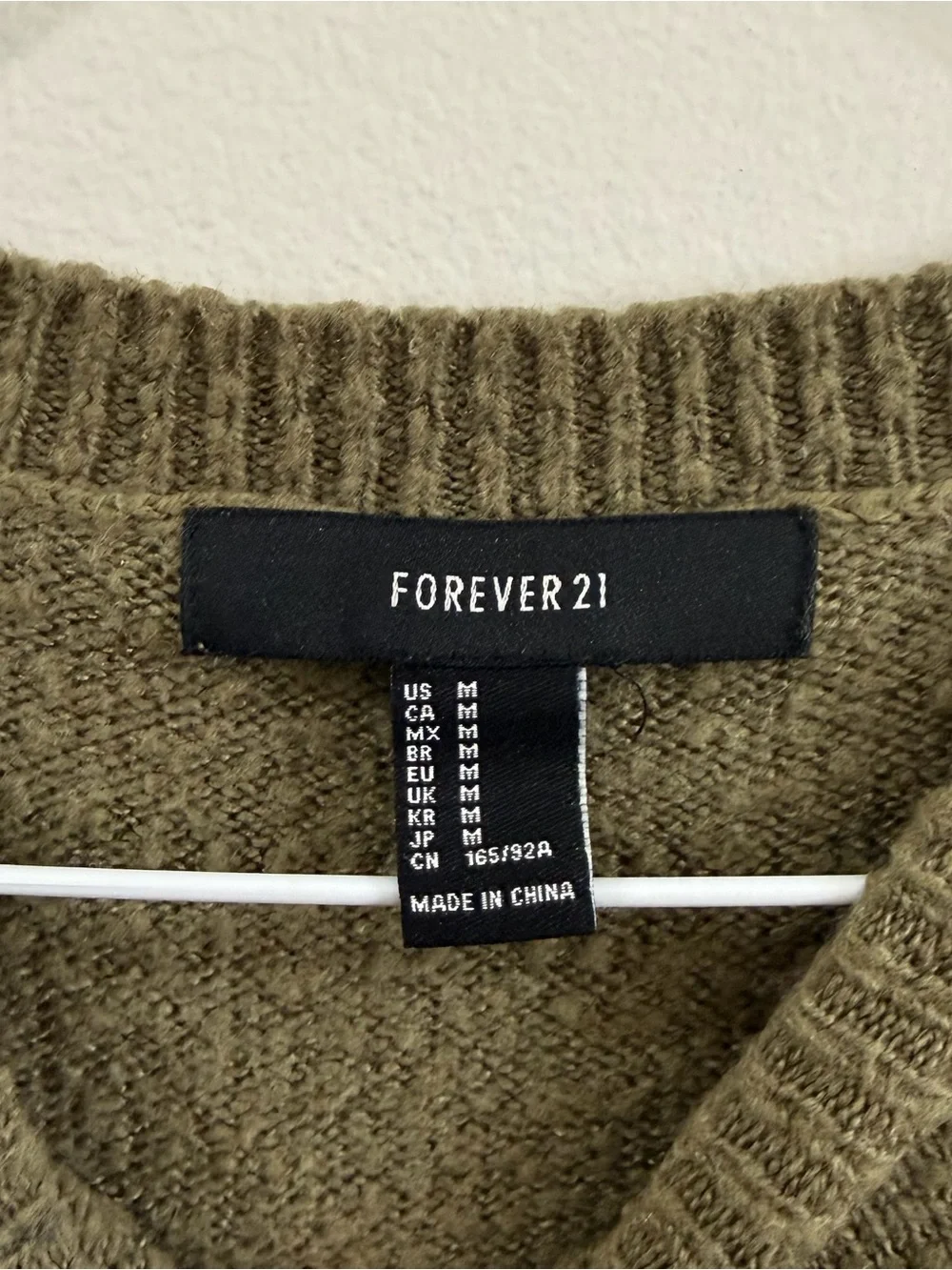 Olive Crewneck Sweater